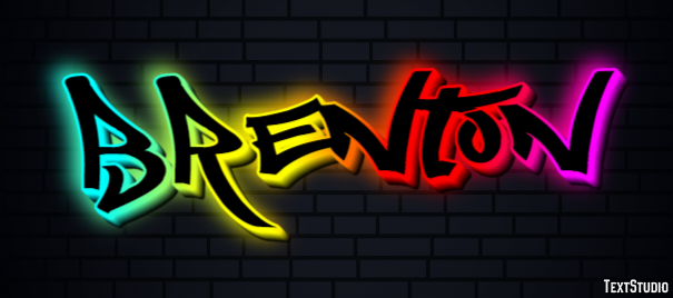 Brenton Efeito de texto