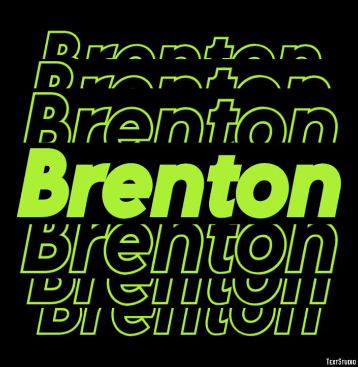 Brenton Effet de Texte