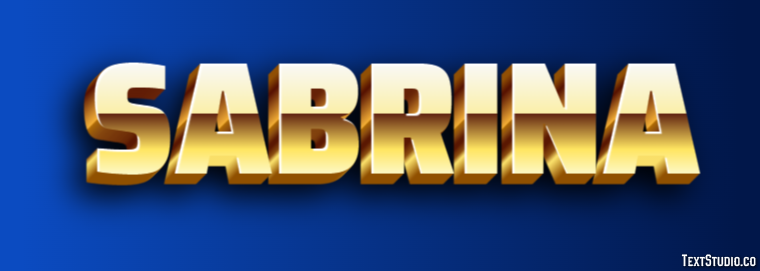 Sabrina Efecto de Texto