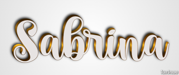 Sabrina Efecto de Texto