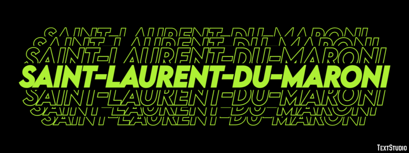 Saint-Laurent-du-Maroni Effetto testo
