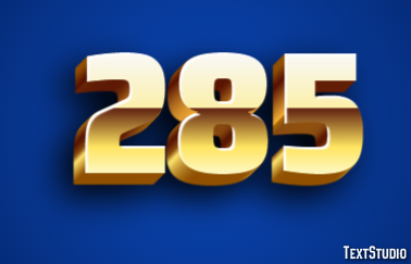 285 Text Effect