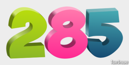 285 Text Effect