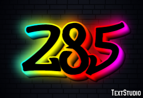 285 Text Effect