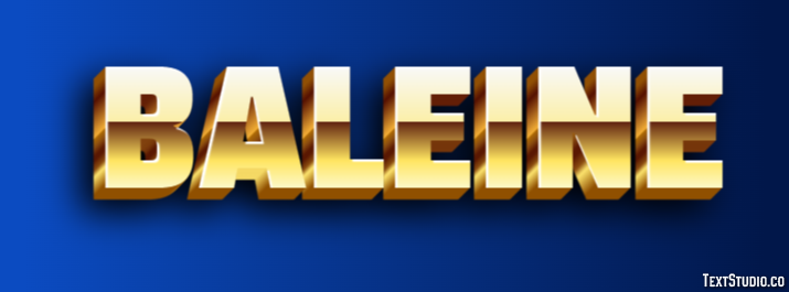 Baleine Texteffekt