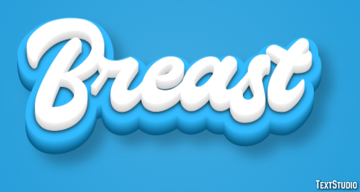 Breast Text effect