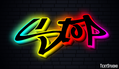 Stop Text effect