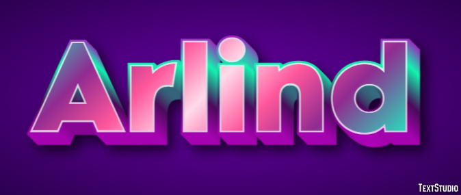 Arlind Эффект текста