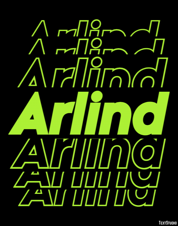 Arlind テキスト効果