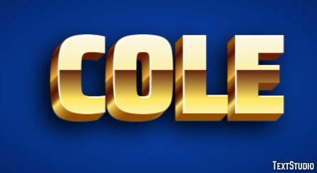 Cole Text Effect