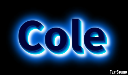 Cole Tekst Effect