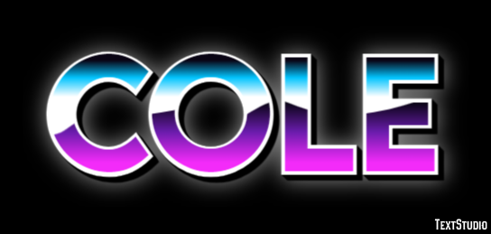 Cole Tekst Effect