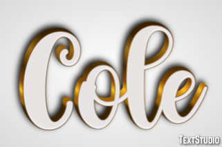 Cole Text effect