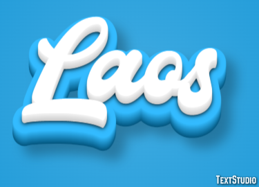 Laos Text Effect
