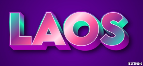 Laos Text Effect