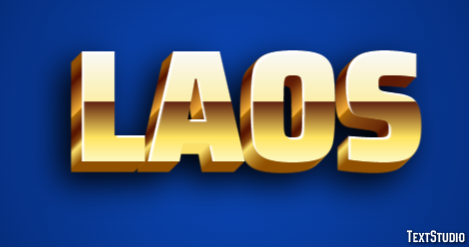 Laos Text Effect