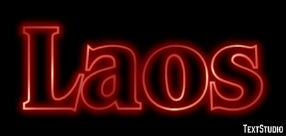 Laos Text Effect