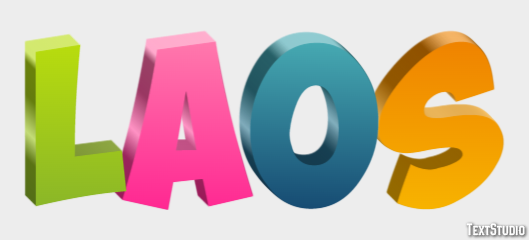 Laos Text Effect