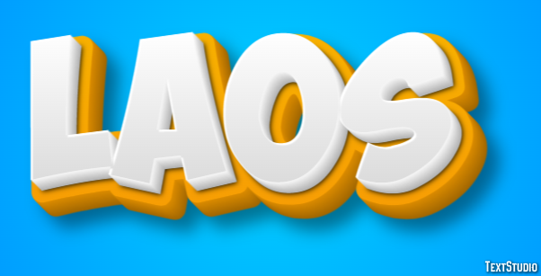 Laos Texteffekt