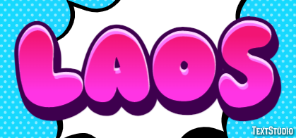 Laos Text Effect