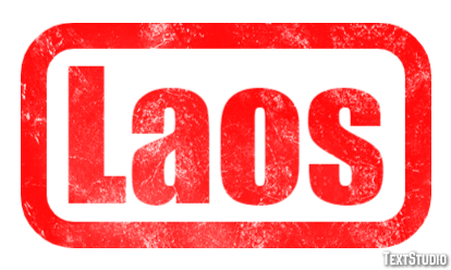 Laos Text Effect