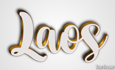 Laos Texteffekt