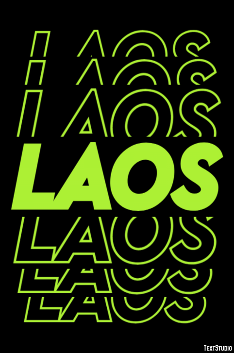 Laos Text Effect