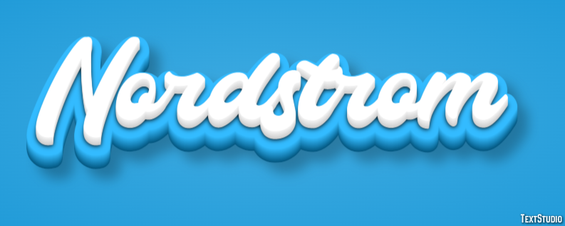 Nordstrom Texteffekt