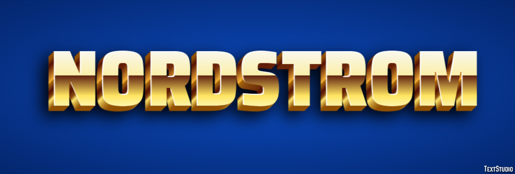 Nordstrom Texteffekt