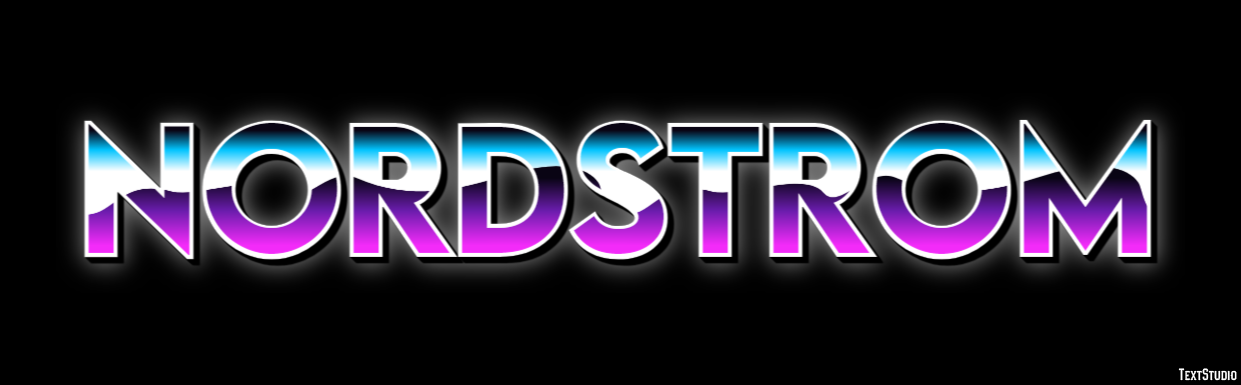 Nordstrom Efeito de texto