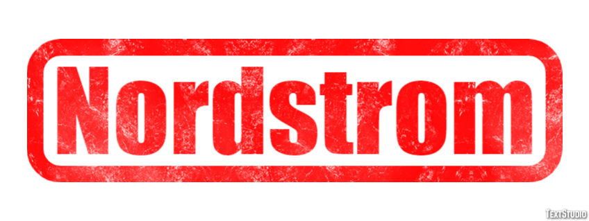 Nordstrom Texteffekt