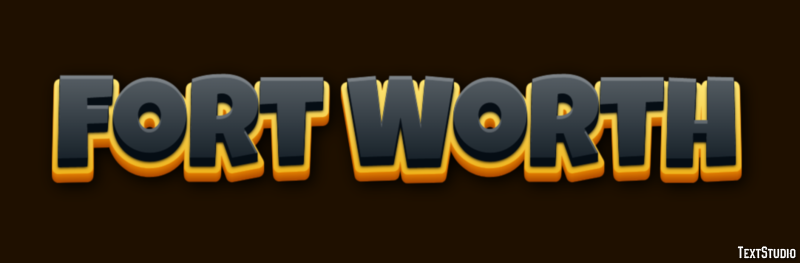 Fort Worth Effetto testo