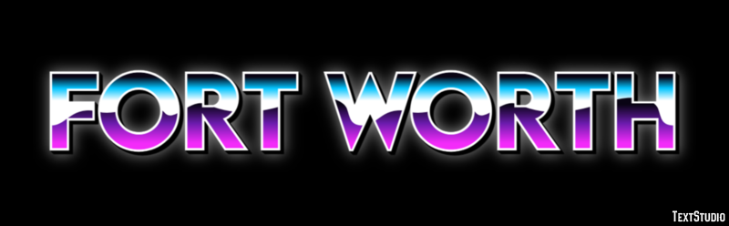 Fort Worth Effetto testo