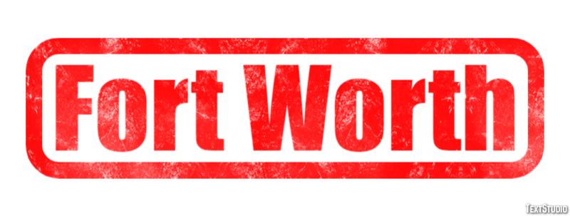 Fort Worth Effetto testo