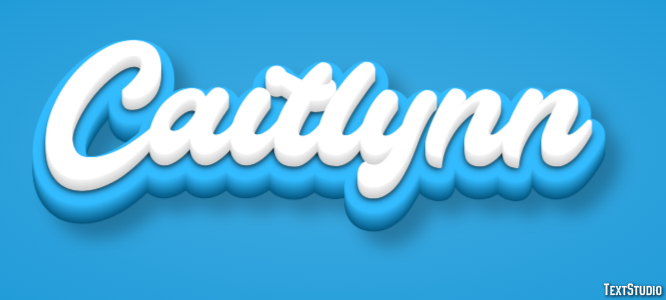 Caitlynn Text Effect