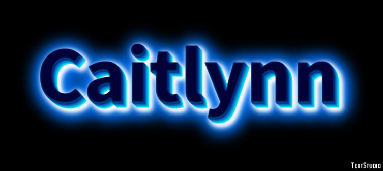 Caitlynn Effetto testo