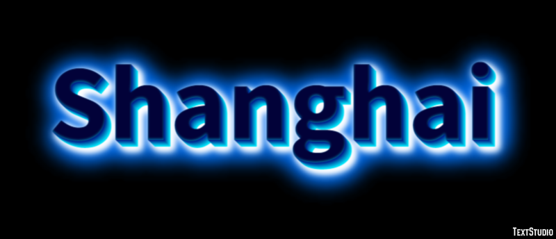 Shanghai Efekt tekstowy