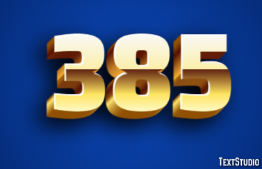 385 Tekst Effect