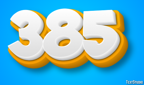 385 Tekst Effect