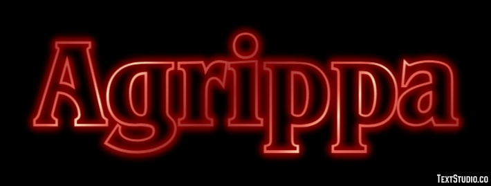Agrippa Effetto testo