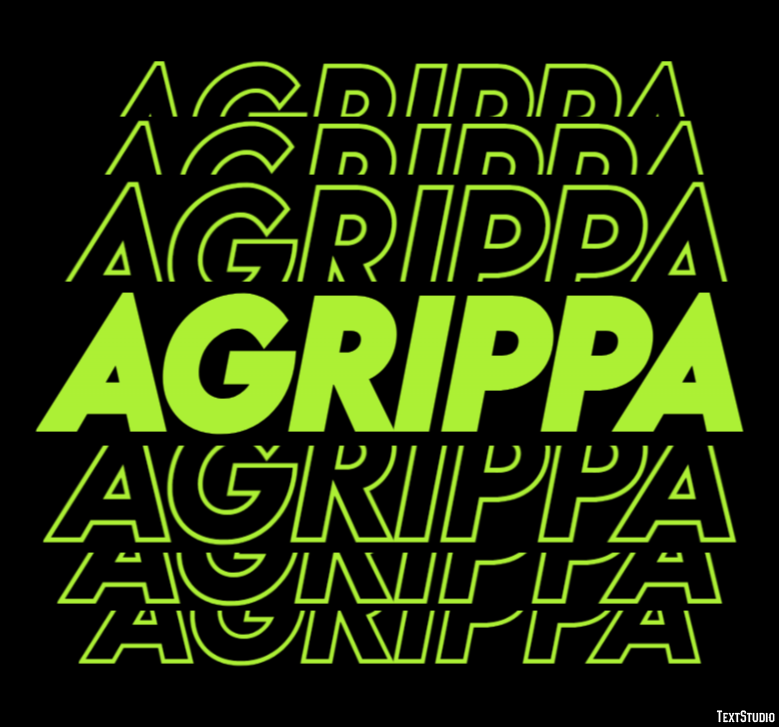 Agrippa Effetto testo