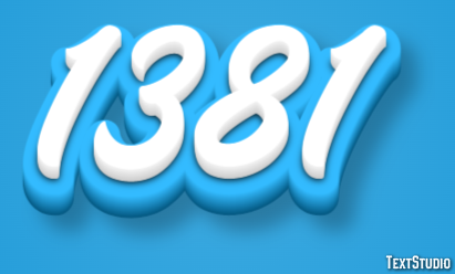 1381 Effetto testo