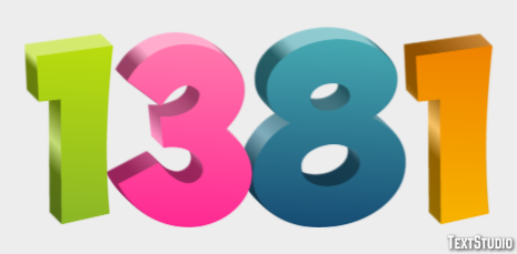 1381 Effetto testo