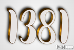 1381 Effetto testo