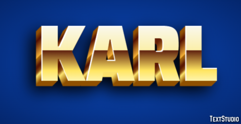 Karl Text Effect