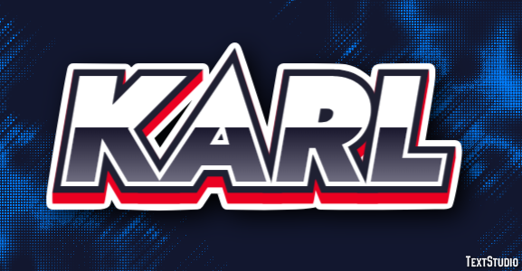 Karl Text effect