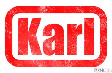 Karl Efecto de Texto
