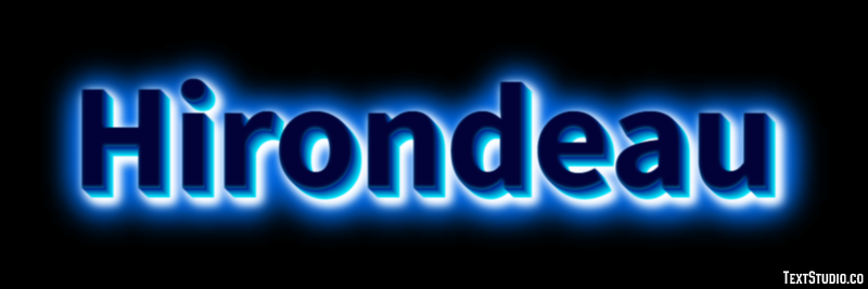 Hirondeau Effet de texte