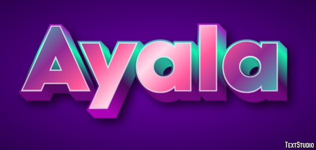 Ayala Text Effect
