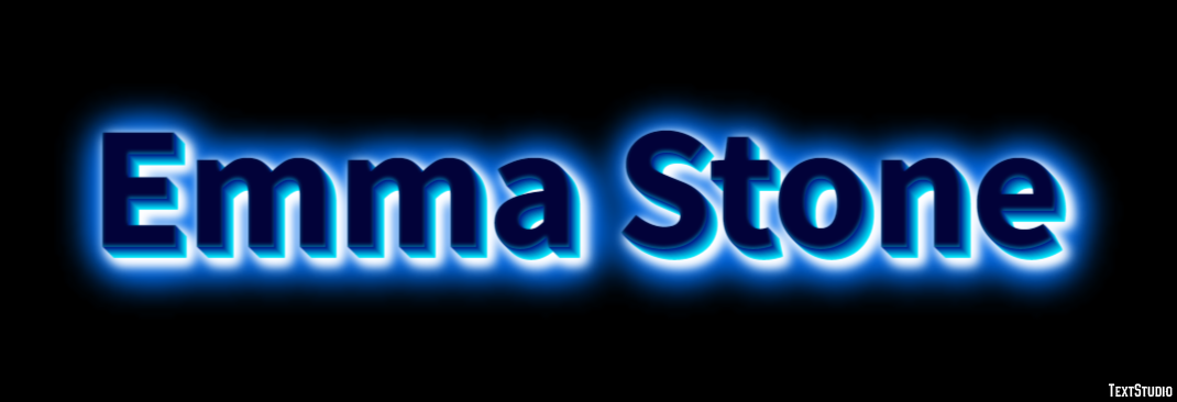 Emma Stone Efecto de Texto